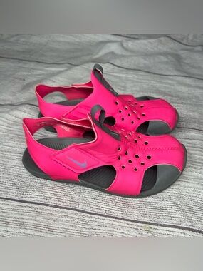 Nike Girls Size 1 Sunray protect 2 Pink Water Sandals